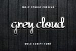Grey Cloud Font