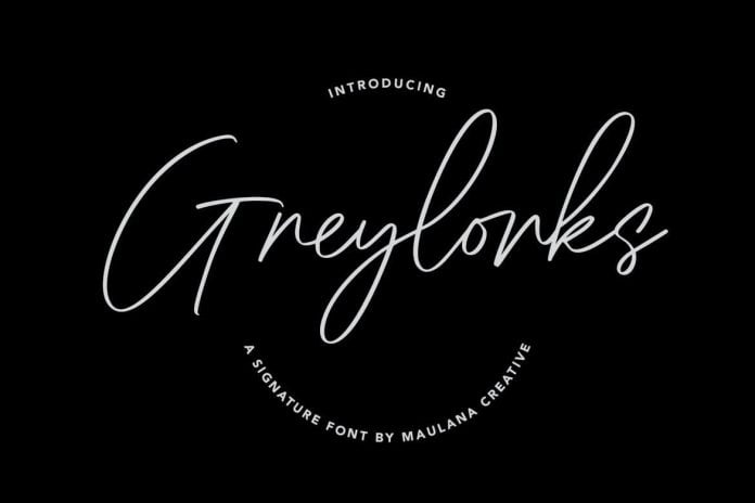 Greylorks Signature Font