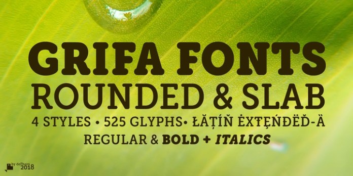 Grifa Slab Font Family - 4 Fonts