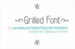 Grilled Font