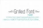 Grilled Font