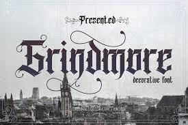 Grindmore Stunning Blackletter Fonts