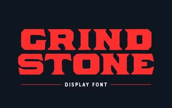 Grindstone Display Font