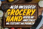 Grocery Brush Font