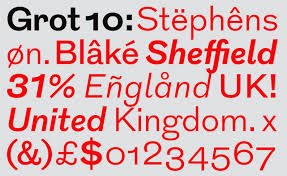 Grot10 Font