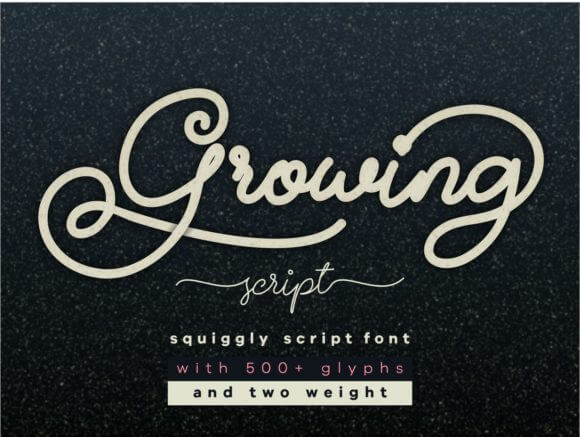 Growing Font