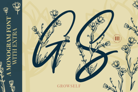 Growself Monogram Font