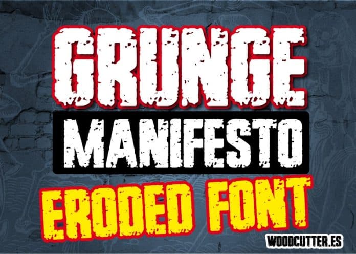 Grunge Manifesto Font