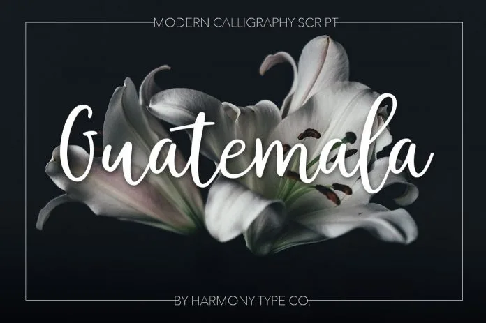 Guatemala Script Fonts Family