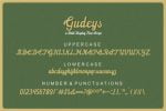 Gudeys Font