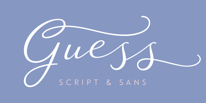 Guess Font