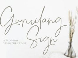Gumilang Sign Font