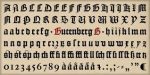 Gutenberg B Font