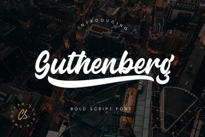 Guthenberg Bold Script