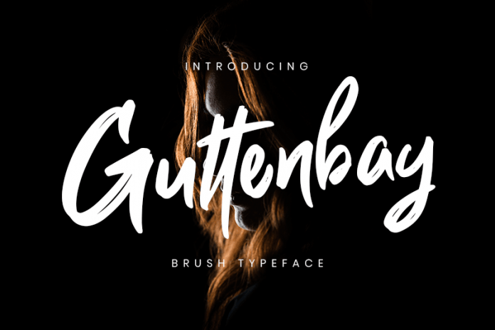 Guttenbay Brush Typeface