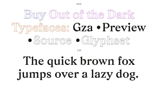 Gza Font Family