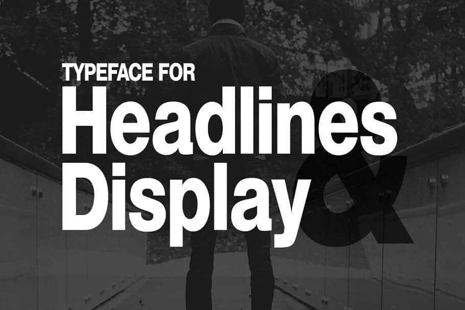 HEXA Modern Display Typeface Font