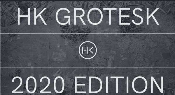 HK Grotesk 2020 Font