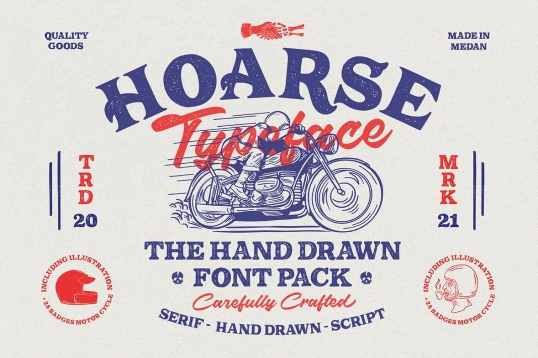 HOARSE Font Pack