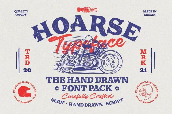 HOARSE Font Pack