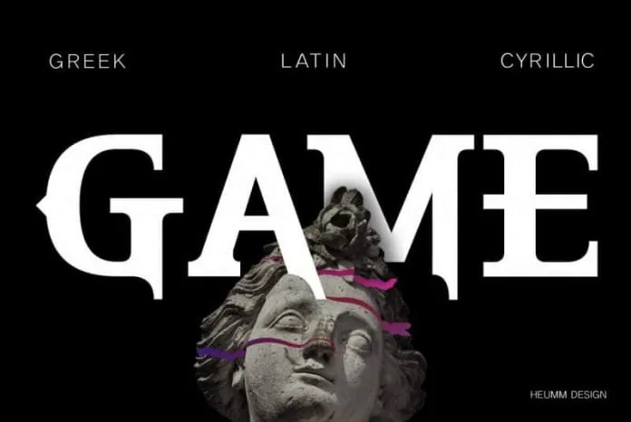HU the Game Greek Font