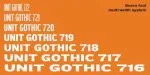 HWT Unit Gothic Font