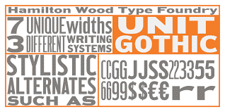HWT Unit Gothic Font
