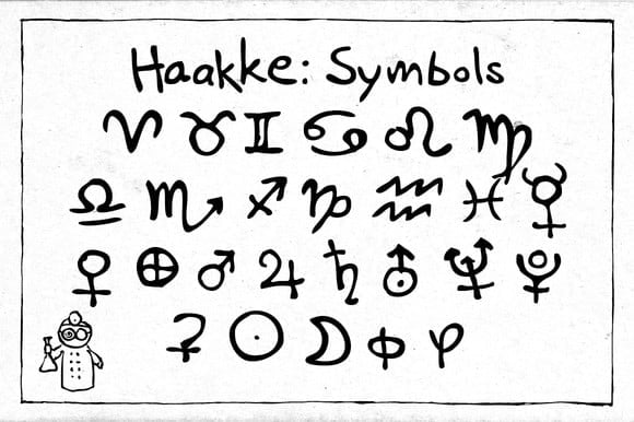 Haakke Symbols Font