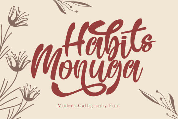 Habits Monuga Font