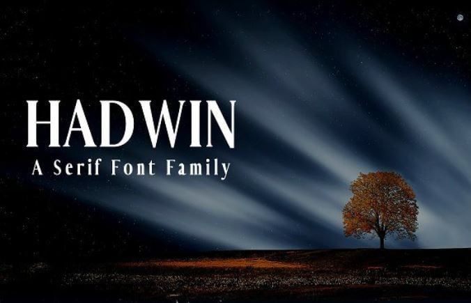 Hadwin family Font