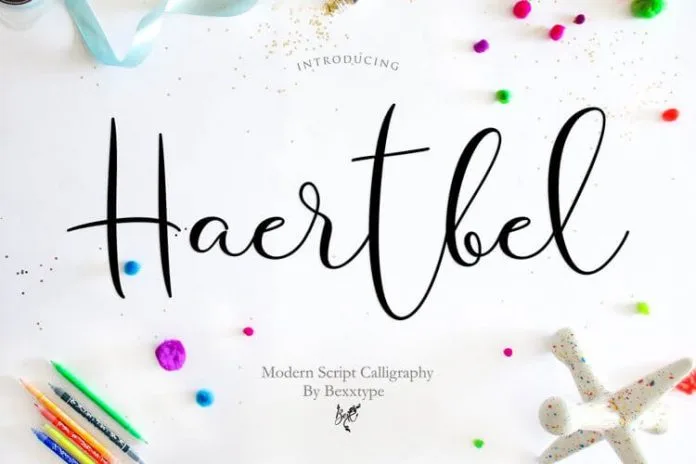 Haertbel Script Font