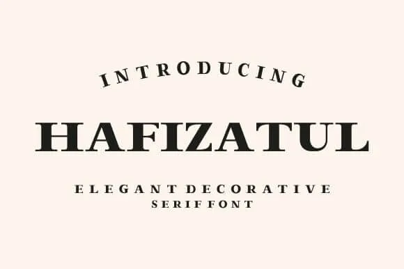 Hafizatul Font