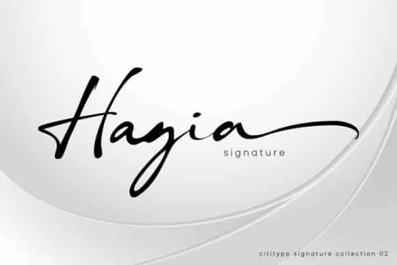 Hagia Font Hagia Font