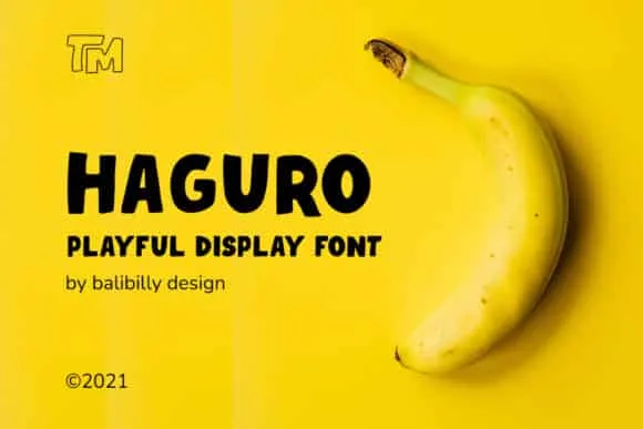 Haguro Font Haguro Font
