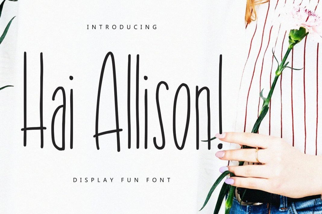Hai Allison Fun Display Font