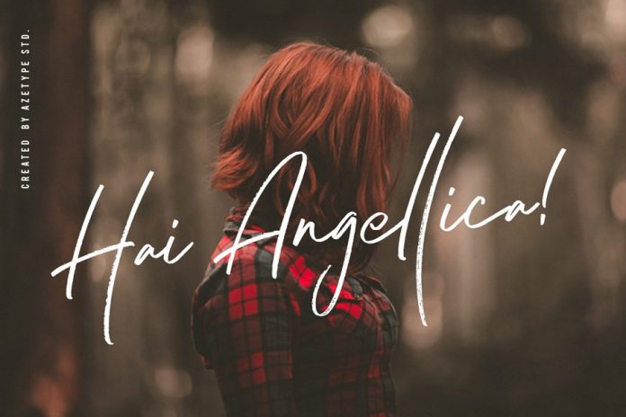 Hai Angellica Handwritten Font