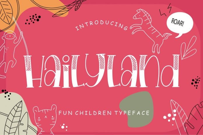 Hailyland Fun Children Typeface