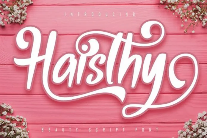 Haisthy Beauty Script Font