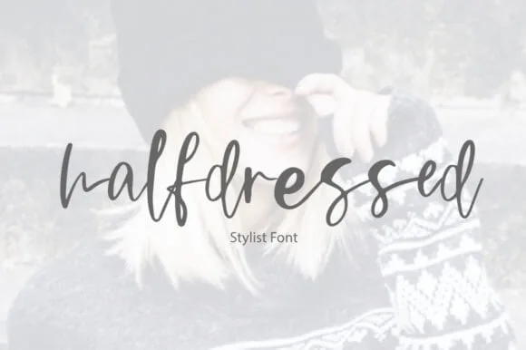 Halfdressed Font