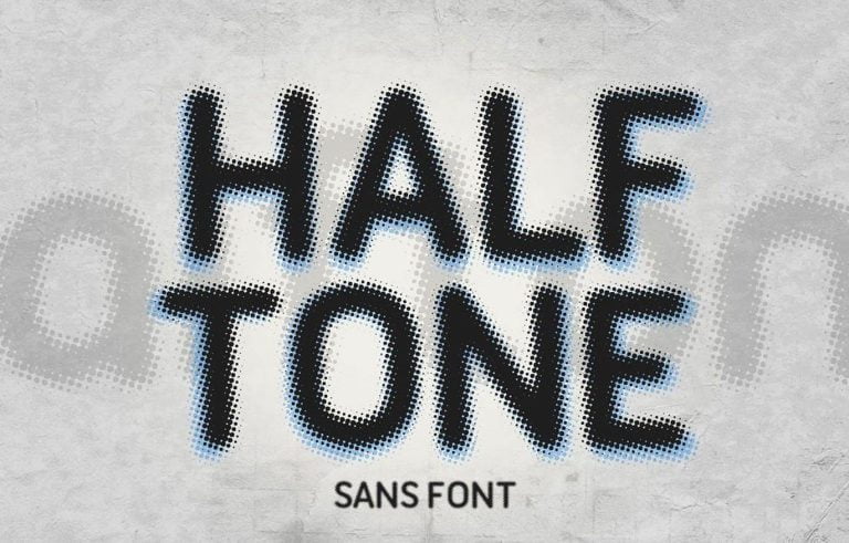 Halftone Sans Font Free Download
