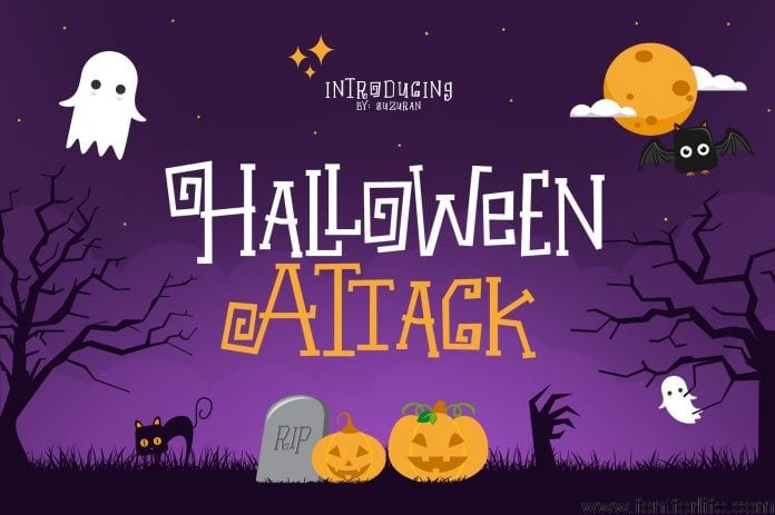 Halloween Attack Font