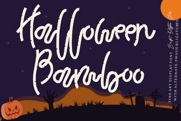 Halloween Bamboo Font