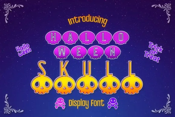 Halloween Skull Font
