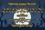 Halloween Sunday Font