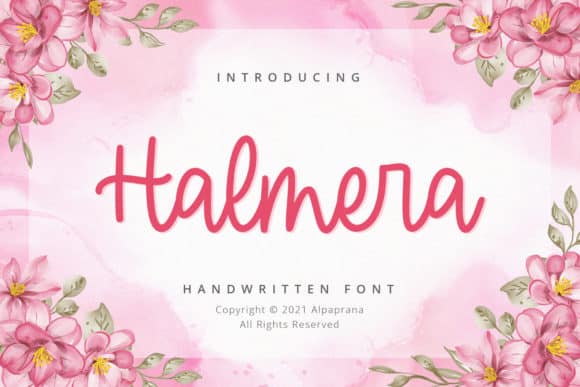 Halmera Handwritten Font