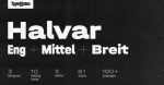 Halvar Font Families Collection