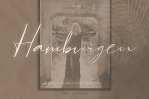 Hamburgen Signature Font