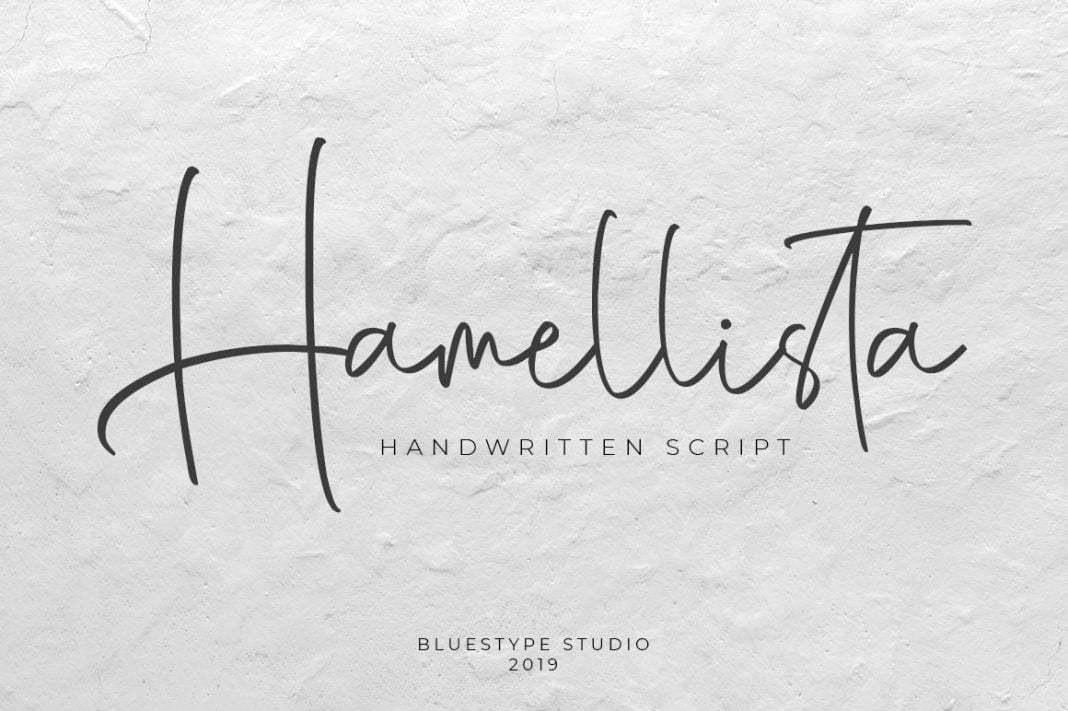 Hamellista - Handwritten Script Font