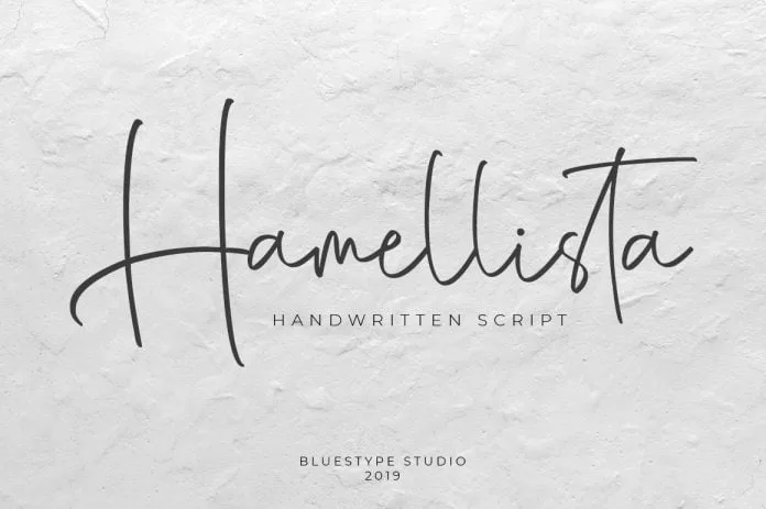 Hamellista - Handwritten Script Font