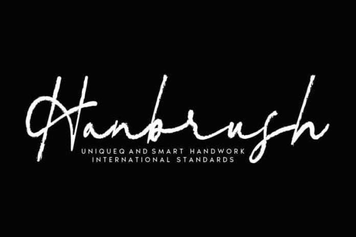 Hanbrush Font